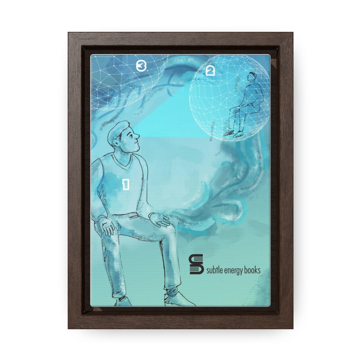 Subtle Energy Vertical Framed Premium Gallery Wrap Canvas